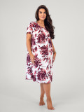 Ночная сорочка женская кулирка "КАРМЕЛИТА" БОРДО